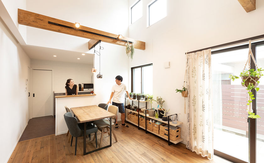 吹抜けの家  福山住宅 最寄り駅限定ＯＫ、ココからココまでのエリア限定ＯＫで土地を探してくれるの画像