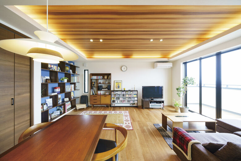 吹抜けの家  福山住宅 人気の北摂で毎月２邸、希望エリアでご紹介した土地に家づくりを実現の画像