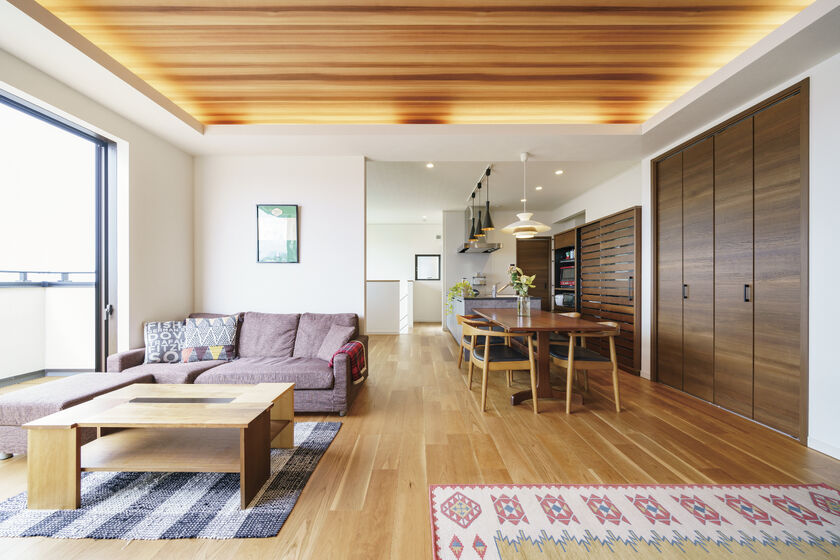 吹抜けの家  福山住宅 気密断熱、耐震、遮音、省エネ性。すべての性能がハイクラスの画像