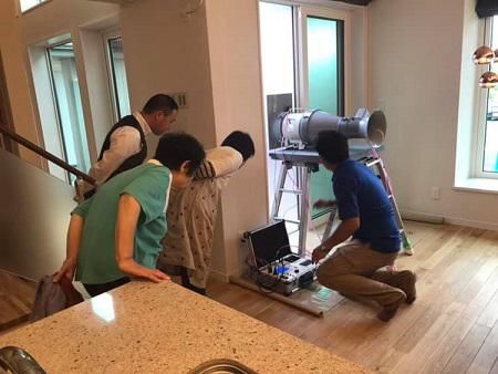 大東住宅 【公開気密測定】納得の数値を自信を持って公開！快適な住み心地を展示場で体感できるの画像