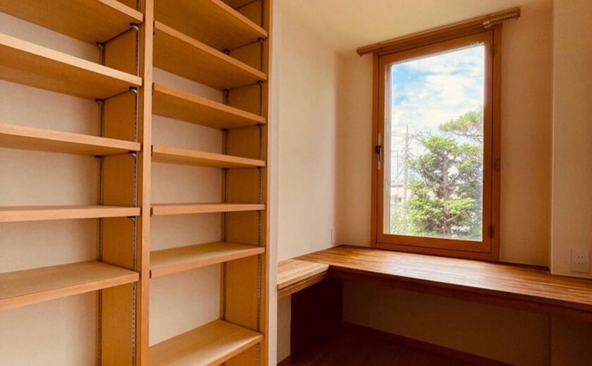 優建築工房 勉強コーナーや書斎、適量適所の収納を計画。おうち時間を快適に過ごせるの画像