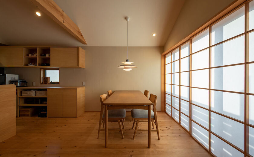 優建築工房 カーテンのいらない暮らし。障子をインテリアとして活かす提案の画像