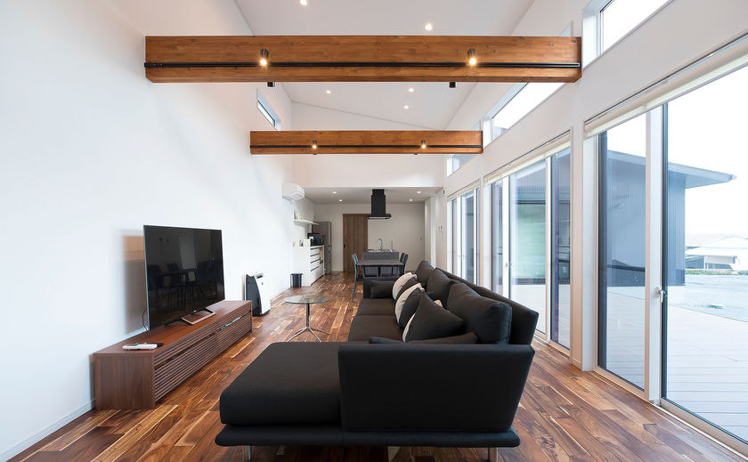 サティスホーム そのために、基準より太く強い部材、密な躯体構造で耐震等級３の最高ランクを実現の画像