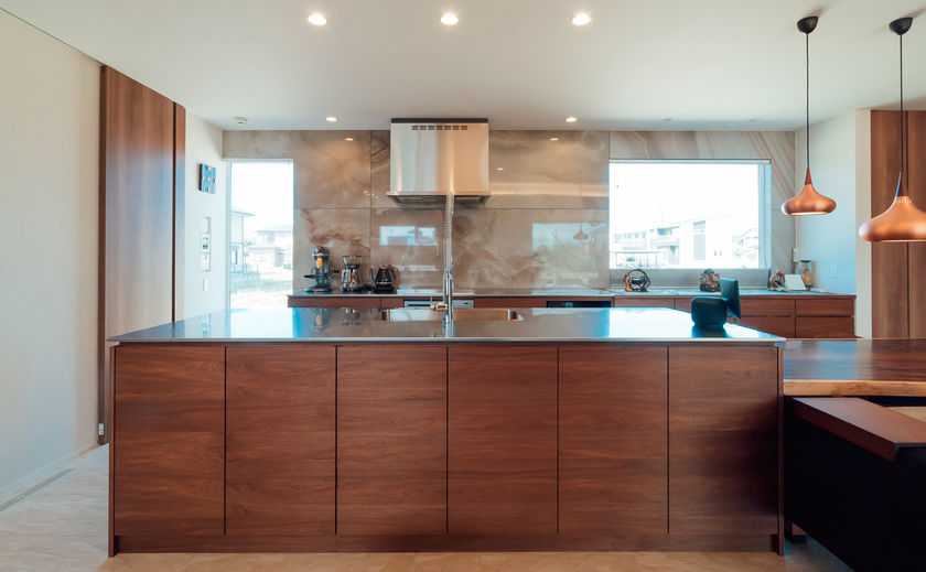 チェックハウス オリジナルキッチンや造作家具で、統一感も住み心地もワンランクアップの画像