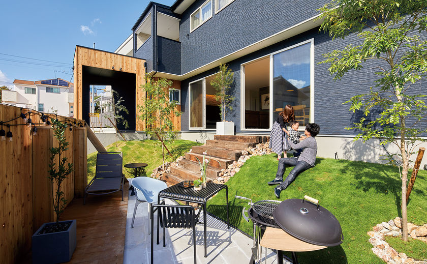 HOLIDAYS（ホリデイズ） ライフスタイルや趣味に合わせて、土地の形状や起伏を活かしながら家をデザインの画像