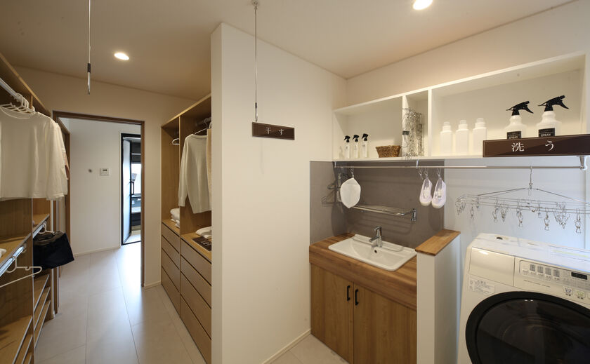 石友ホーム 「コミュニケーション空間」、「回遊動線＆収納計画」などライフスタイルの提案の画像