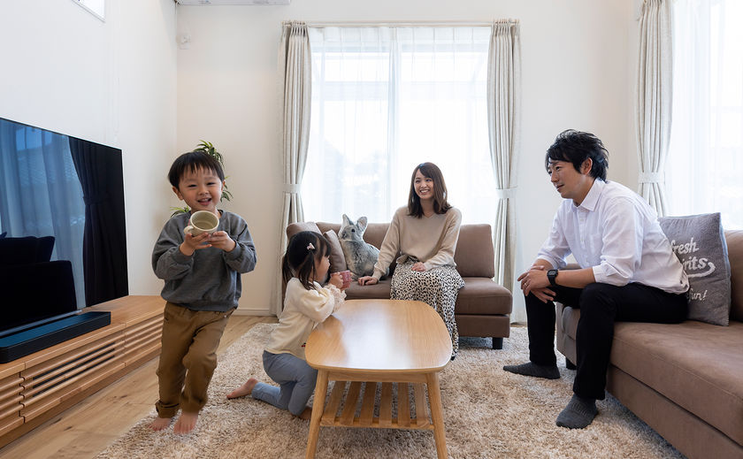 サティスホーム岐阜 ママはもちろん、パパも子どもたちも、家族みんなが笑顔になる設計に定評ありの画像