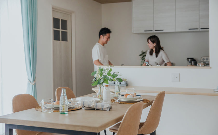 サティスホーム岐阜 これからは、ママだけでなくパパも使って楽しくなるシェアのしやすいキッチンが正解！の画像