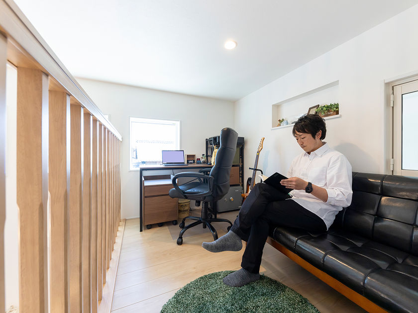 サティスホーム岐阜 家族の居場所づくり、小屋裏の活用、住宅性能を追求しているからの画像