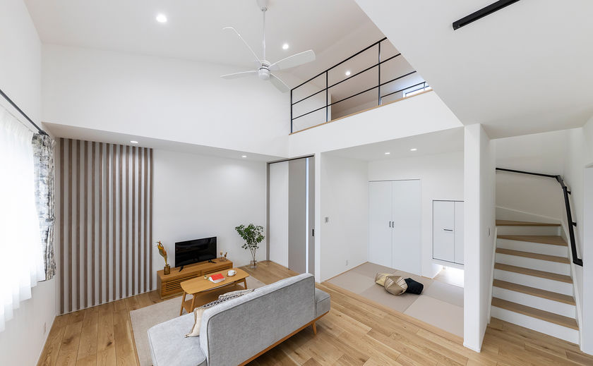 サティスホーム岐阜 収納充実で家中スッキリ！平屋の小屋裏活用も同社の得意技の画像