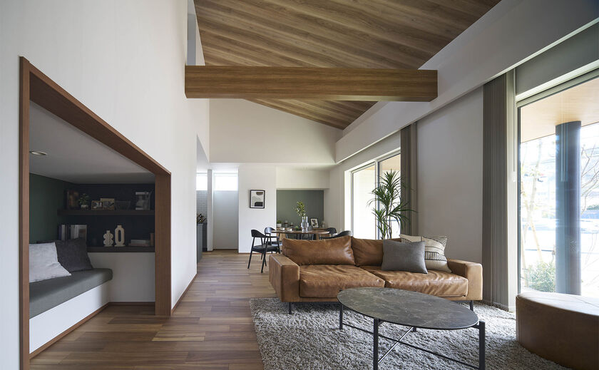 アイ工務店 平屋でも、縦空間を活用することで開放感や十分な収納スペースを確保の画像