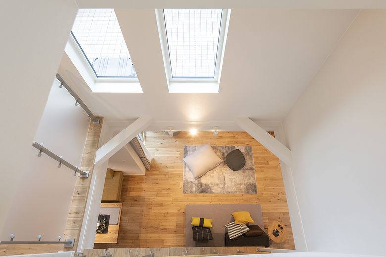 ヤマト住建 ダイナミックな吹き抜けがもたらす開放感の画像