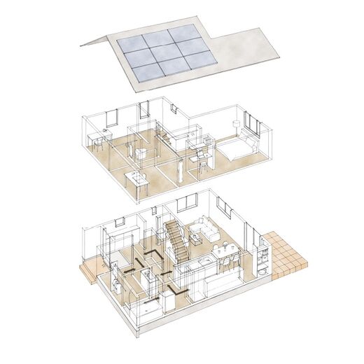 山根木材 狭小地や変形地、難しい間取りでも安心快適に暮らせる間取りを実現の画像