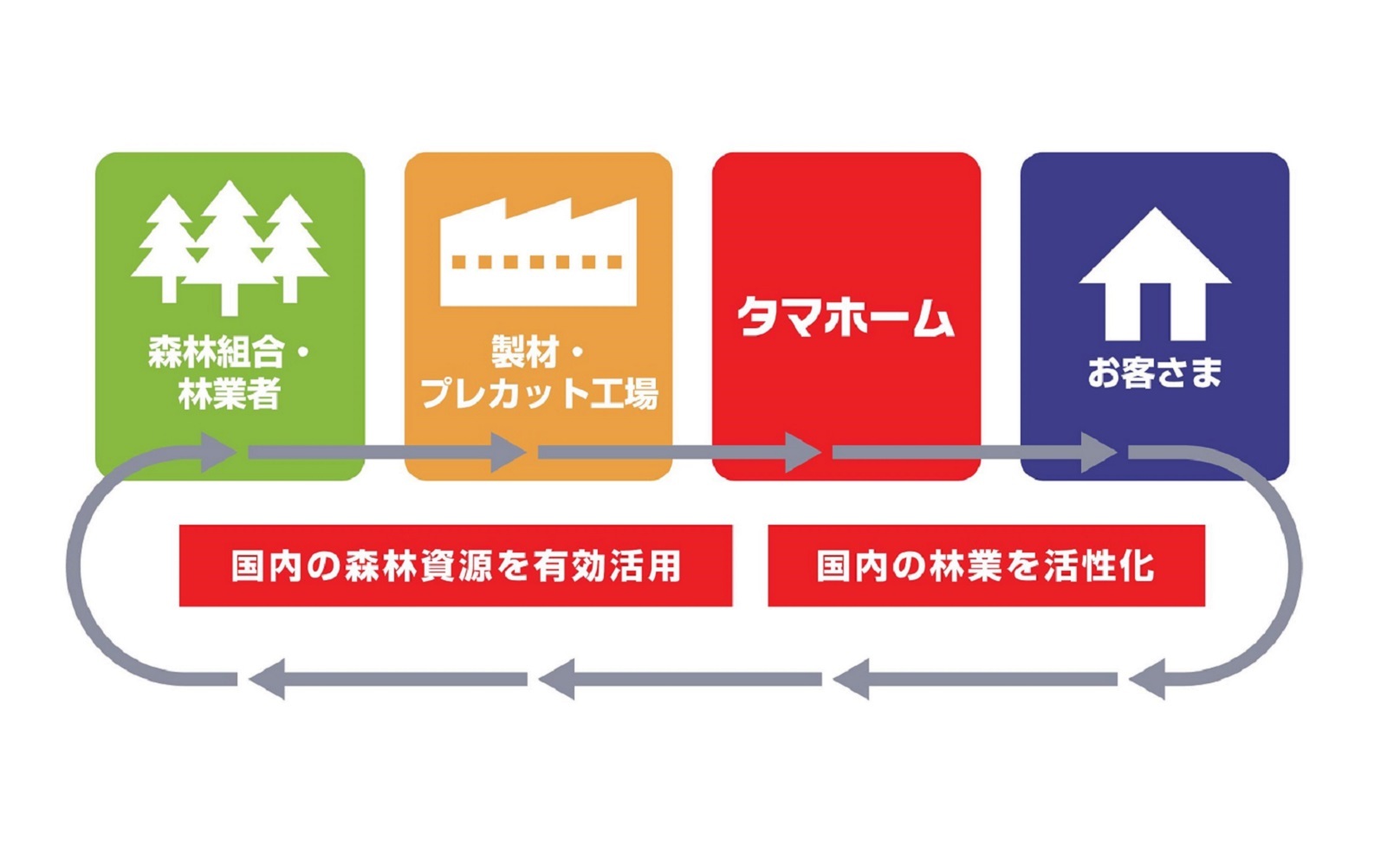 タマホーム 生産者と直接つながる新しい流通システム「タマストラクチャー」でコストダウンの画像