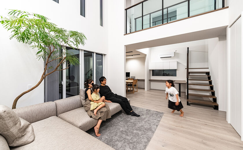 WITHDOM建築設計 家庭用エアコン1台の稼働だからランニングコストやメンテナンス費用もお得の画像