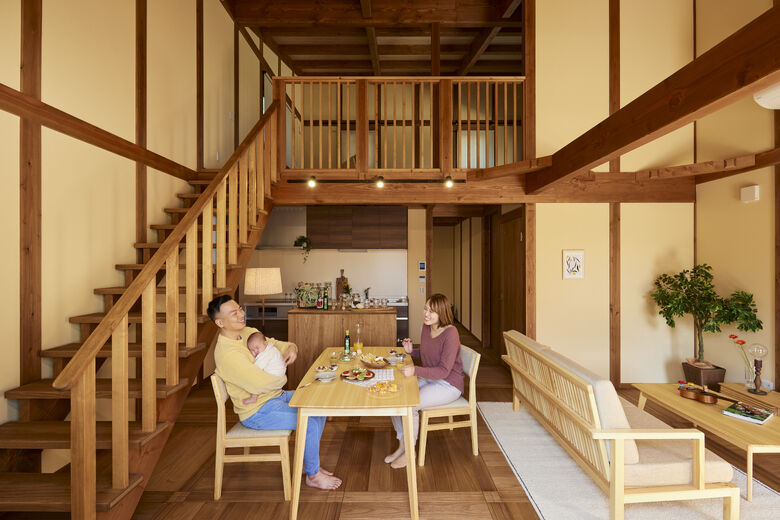 綿半林業 100%自然素材。 快適で健康なやさしいおうち の画像