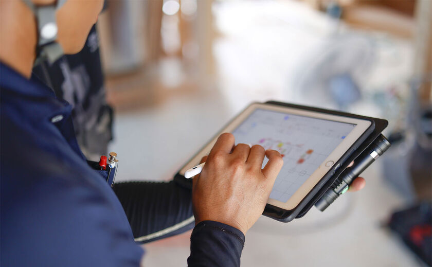 ハウスクラフト 全棟で第三者機関によるホームインスペクションと、気密測定を実施し、施工品質を徹底の画像