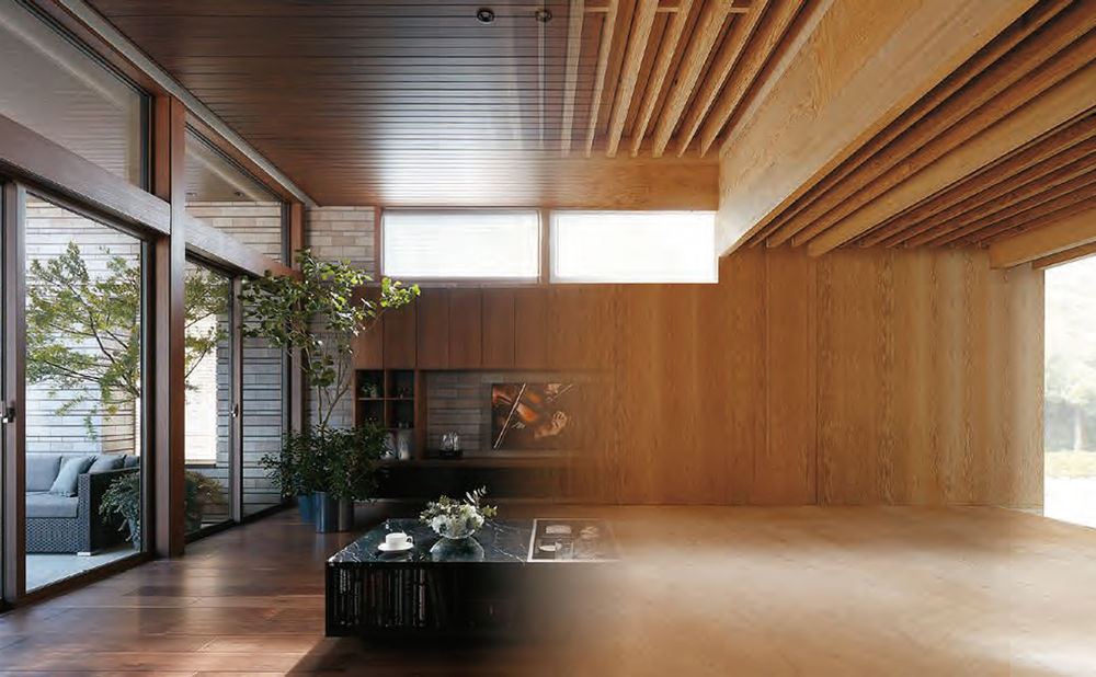 ミサワホーム 未来基準の新しい木質パネル接着工法「センチュリーモノコック」の画像