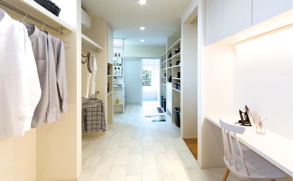 イシンホーム住宅研究会 共働きを応援する「家事1/2」設計。働くお母さんに贈る家が人気の画像