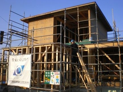 Karino／万建設興業 環境に配慮した木質資源を有効利用。”構造用ハイベストウッド”の画像