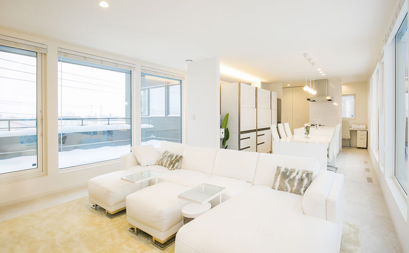 アーキテックプランニング こだわったのは店舗デザインのようなモダンな雰囲気。真冬も快適な心地よさの画像