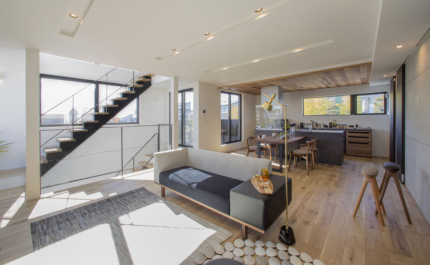 藤島建設 4棟のモデルハウス。「ゼンカン」対応の街角リアルサイズモデルハウスも人気の画像