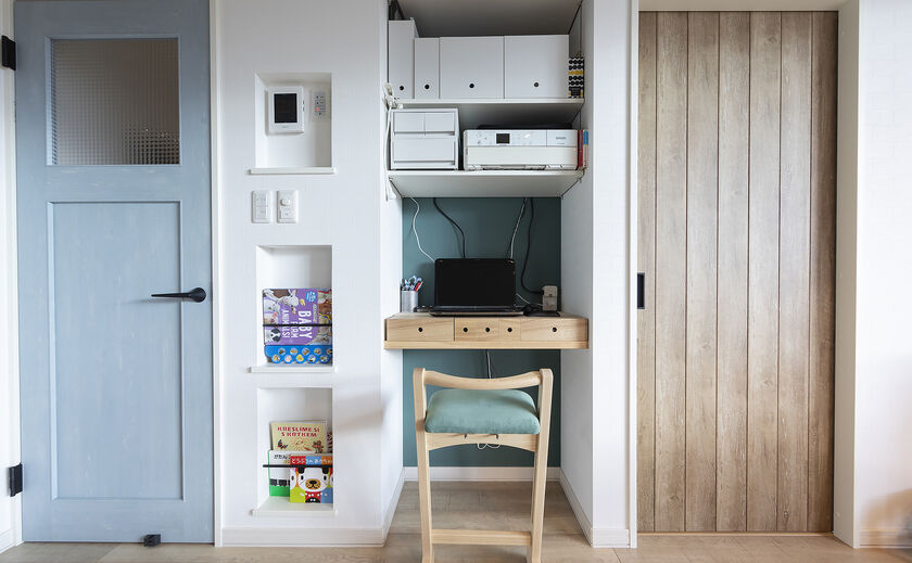 専門職組合 造作棚など0円で追加できるアイテムが豊富の画像