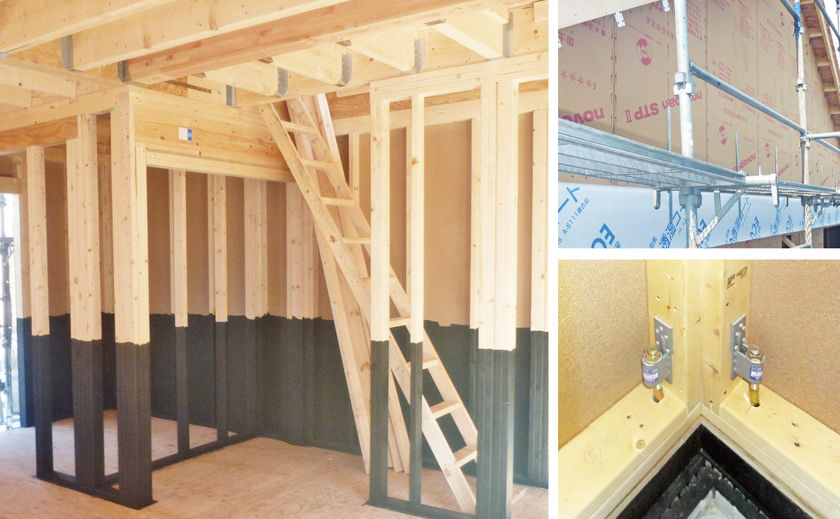 コグマホーム 一生暮らせる家を考えた「オリジナル耐震2×4工法」と「耐震等級3レベル以上」の画像