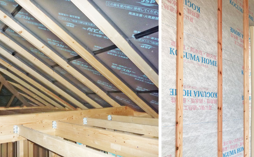 コグマホーム 冬あたたかいのは当たり前。夏の暑さ対策も万全の「オリジナル遮熱工法」の画像