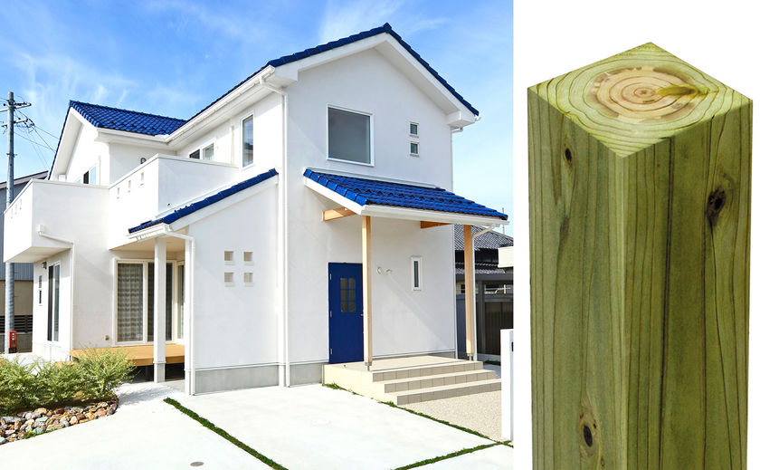 オーパス スタイル 腐れやシロアリ被害を防ぐ「緑の柱」で、長く快適に暮らせる高耐久な家にの画像