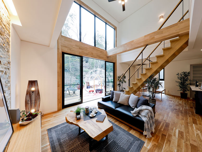 野村工務店 日当たり、風通し、緑の眺め。自然を大切にした家づくりの画像