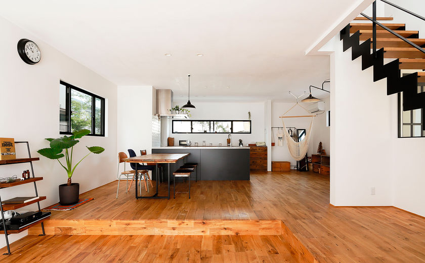 野村工務店 しっくい、石、無垢の木など、自然素材を内装・外装に活用の画像