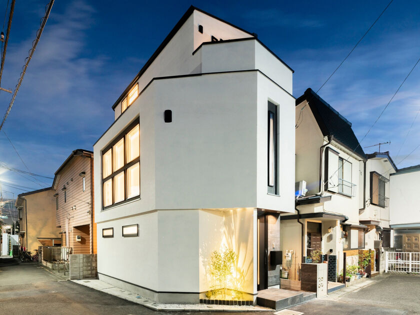 ハビの家 狭小地や変形地など、どんな敷地でも対応。土地探しの相談もOKの画像