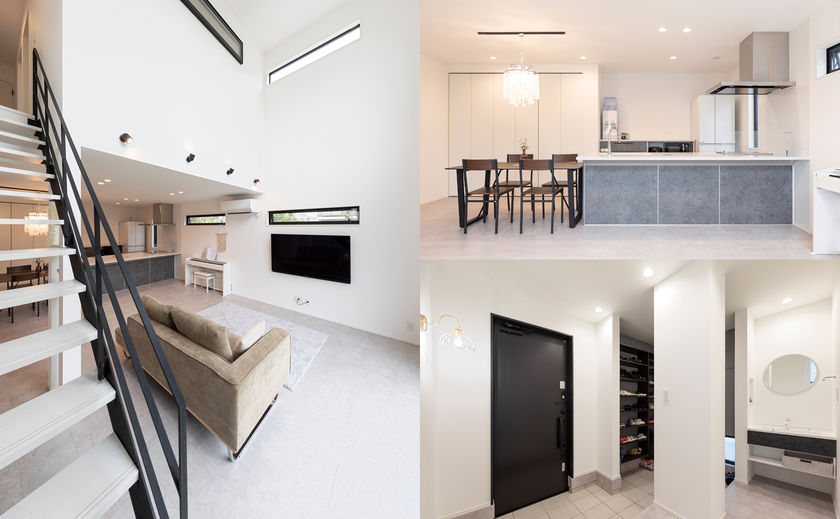 アークホーム　一級建築士事務所 設計や構造計算も、社内で一貫対応。強さを維持しつつ、ダイナミックな空間を提案の画像