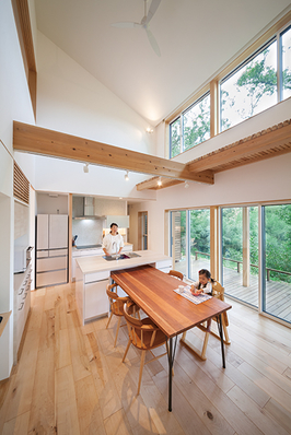 松本建設 ハート・ビル建築設計事務所のモデルハウス画像2