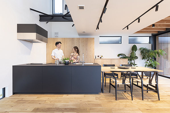 無垢スタイル建築設計のモデルハウス画像2