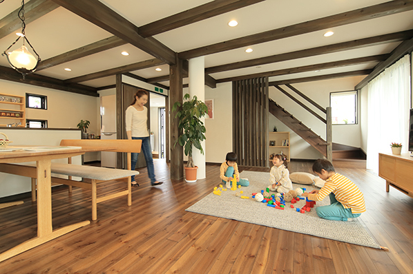 サイト工業　はぐくみの木の家(宮城・福島）のモデルハウス画像2