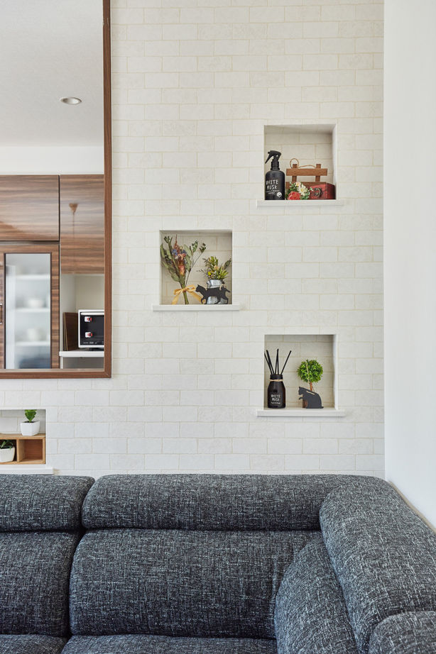 ひのき住宅 【2000万円台/プライベート空間/シンプルモダン】完全プライベートのお庭　北欧風モダン・コートハウスの建築実例画像6