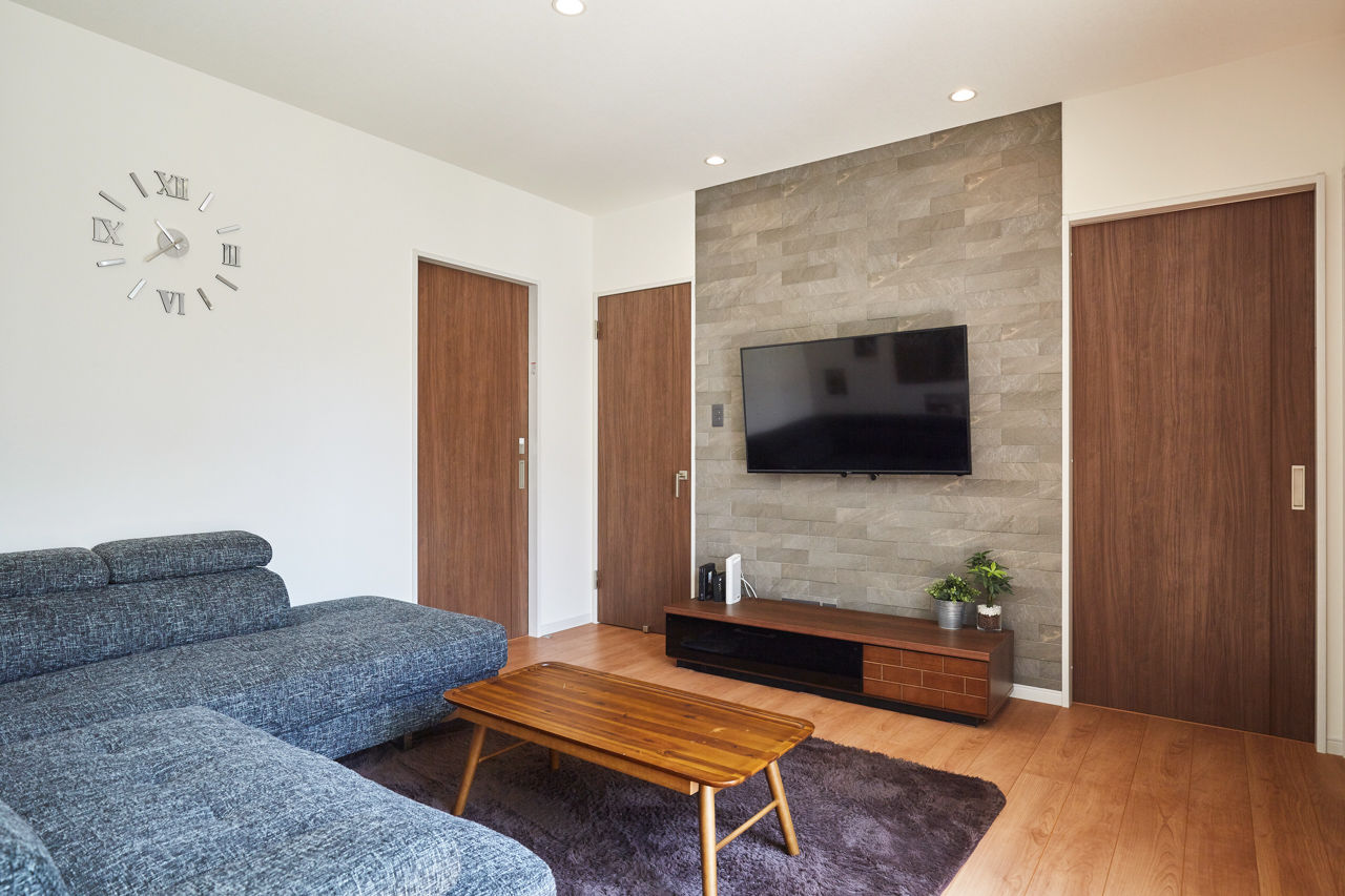 ひのき住宅 【2000万円台/プライベート空間/シンプルモダン】完全プライベートのお庭　北欧風モダン・コートハウスの建築実例画像10