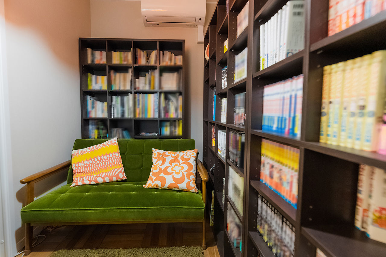 吹抜けの家  福山住宅 【阪神間/吹抜け/間取り有】家族をつなぐ吹抜けとテラス土間があるコの字の家の建築実例画像6