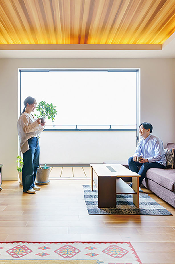 吹抜けの家  福山住宅 【北摂/2000万円台/土地探し/２階リビング/間取有り】憧れの建築を繊細に表現。眺望を満喫するアートな家の建築実例画像17