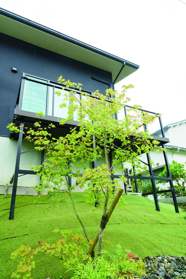 吹抜けの家  福山住宅 【北摂/2000万円台/土地探し/吹抜け/間取有り】北摂の緑豊かな街並みを見下ろす、景観の家の建築実例画像9