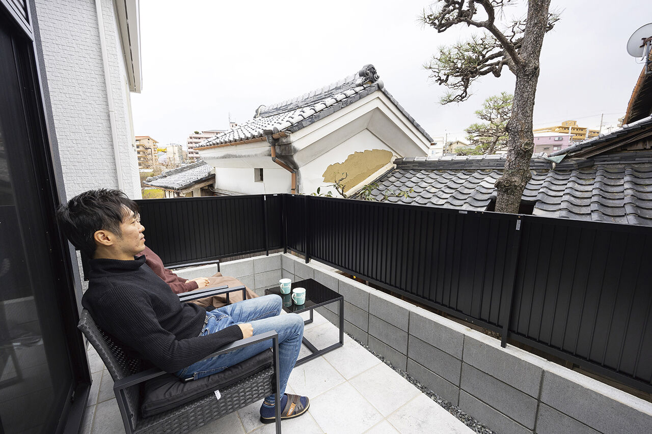 吹抜けの家  福山住宅 【北摂/2000万円台/土地探し/間取有り】多層フロアの大空間なのにエアコン1台で快適！ホテルライクな家の建築実例画像8