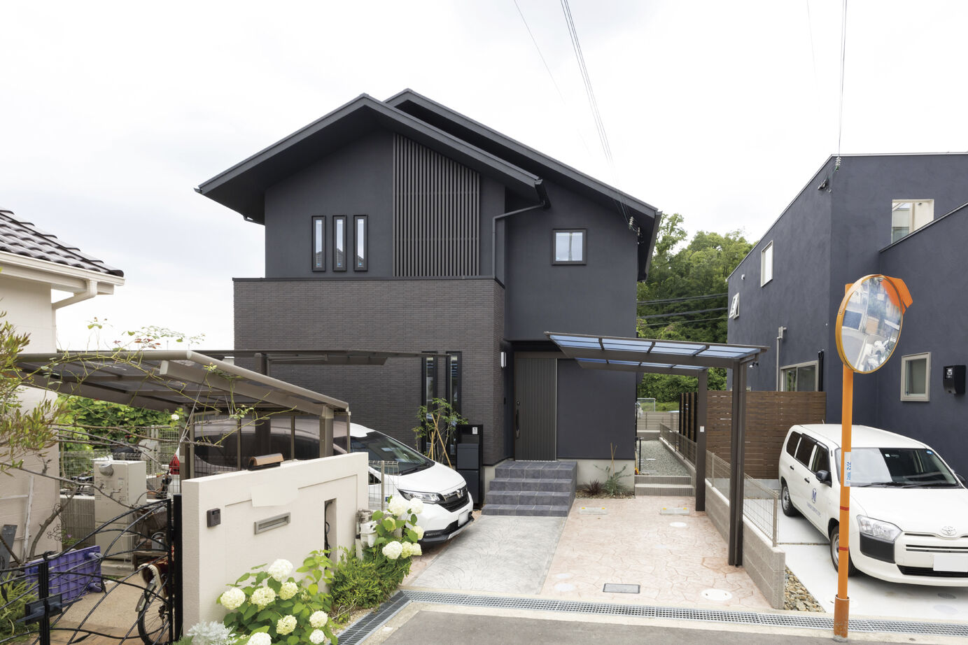 吹抜けの家  福山住宅 【吹き抜け/北摂/3000万円台/一級建築士】緑を切り取る窓がある暮らし。伸びやかで美しい家の建築実例画像5