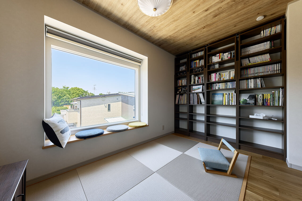 吹抜けの家  福山住宅 【北摂/2000万円台/吹抜け/土地探し】回遊動線が叶える快適な暮らしと遊び心ある住まいの建築実例画像6