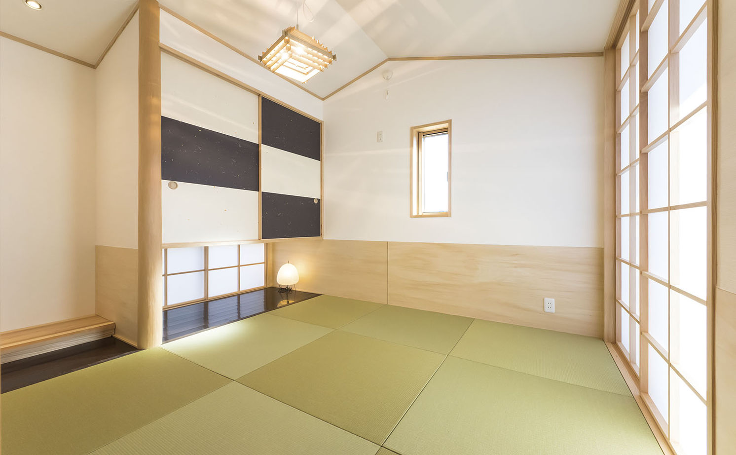 松本建設 ハート・ビル建築設計事務所 【比企郡/1000万円台/30坪台/平屋/薪ストーブ/ウッドデッキ】解放感あふれるLDKの快適な木の家の暮らしの建築実例画像11