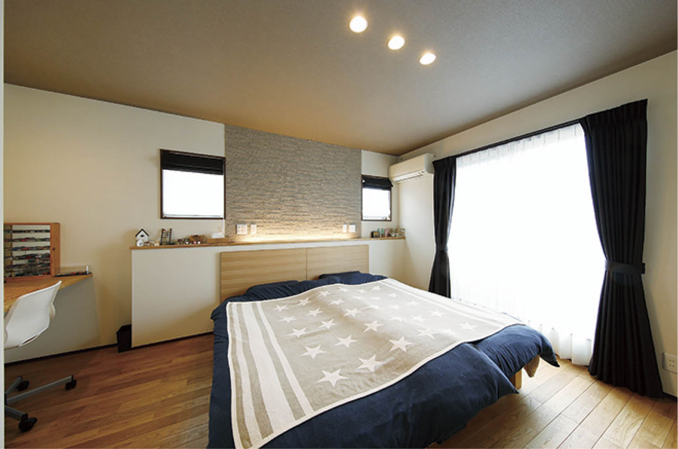 松本建設 ハート・ビル建築設計事務所 【2000万円台/40坪台/間取り有】ヘリンボーンの床が上品な雰囲気を醸す、無垢材をふんだんに使用した家の建築実例画像8