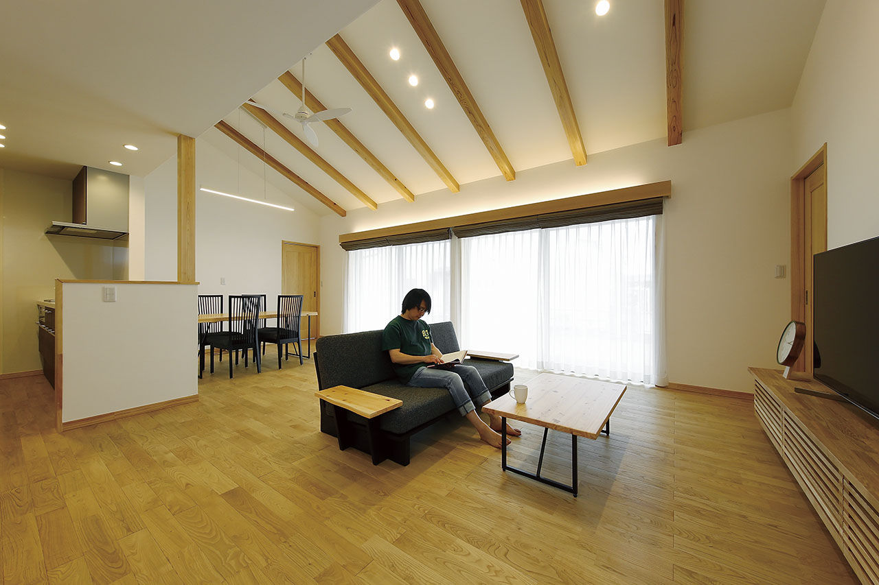 松本建設 ハート・ビル建築設計事務所 【埼玉県/1000万円台/平屋/ウッドデッキ】古民家にならう家づくり。自然素材の魅力あふれる穏やかな暮らしの建築実例画像3