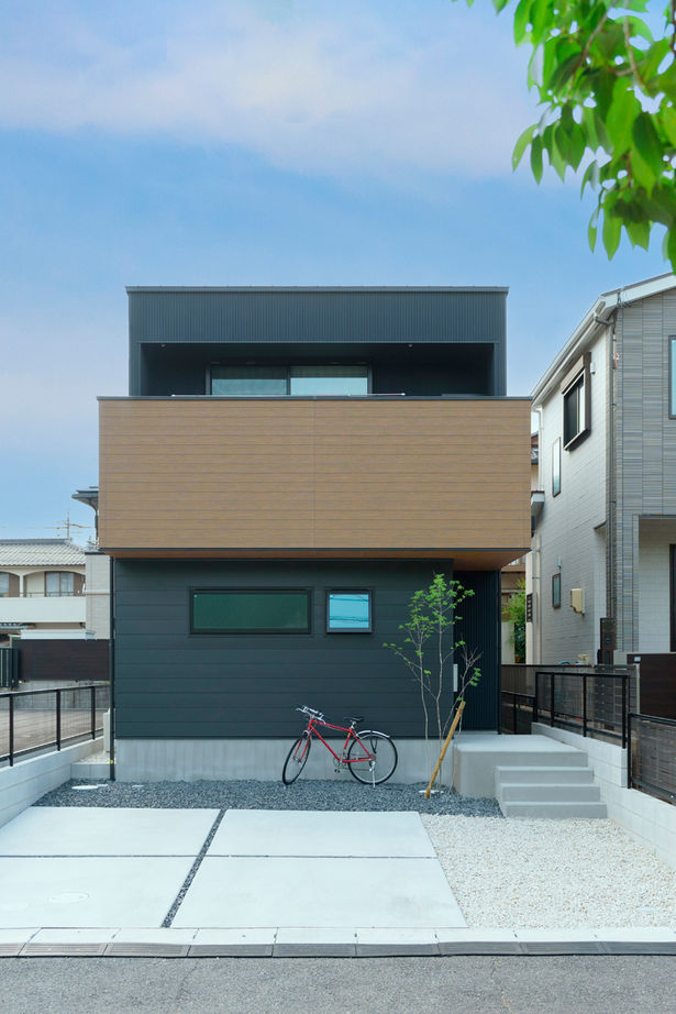 アーキテックス（GROOVY / KANAL HOME / SIMPLE is... / dramacy） 【1000万円台/20坪台/3LDK/間取り図/駐車スペース有】狭小間口5.4ｍ。コンパクトにまとめた2階リビングの建築実例画像2