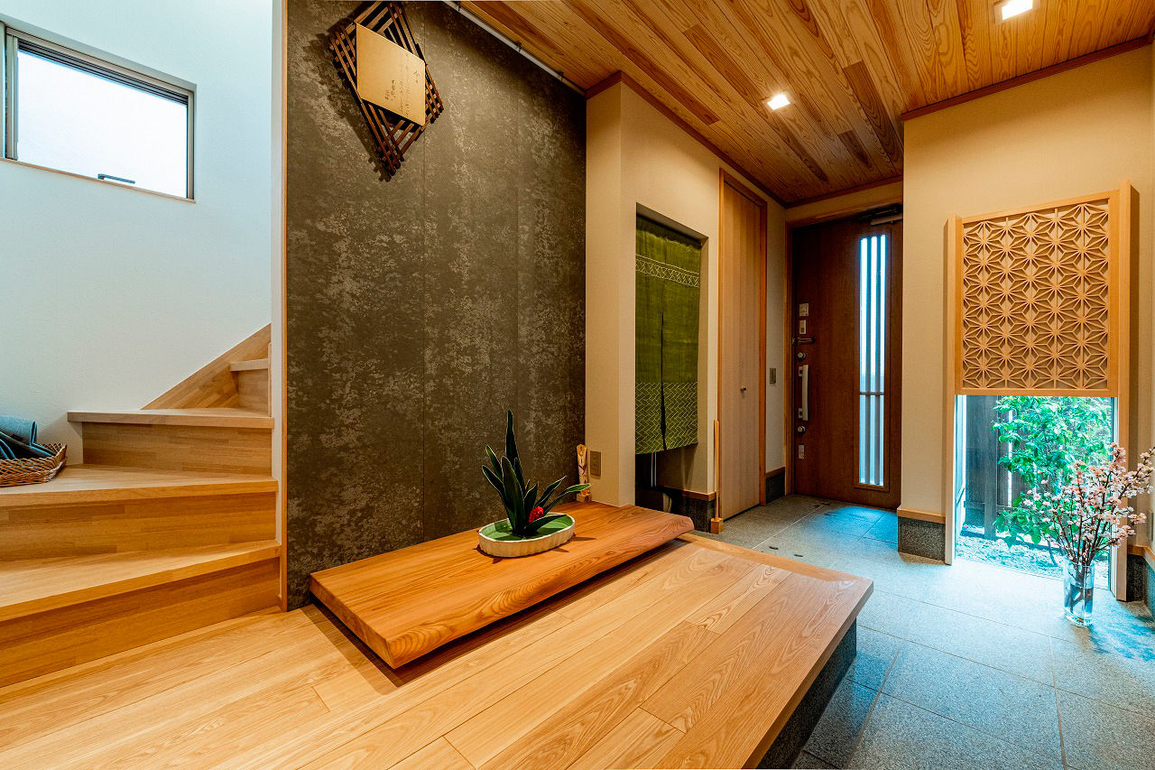 アーキテックス（GROOVY / KANAL HOME / SIMPLE is... / dramacy） 【3階建て/30坪台/コンパクトな家/和モダン/2LDK/間取り図】本格的な茶室・庭のあるコンパクトな3階建ての建築実例画像2